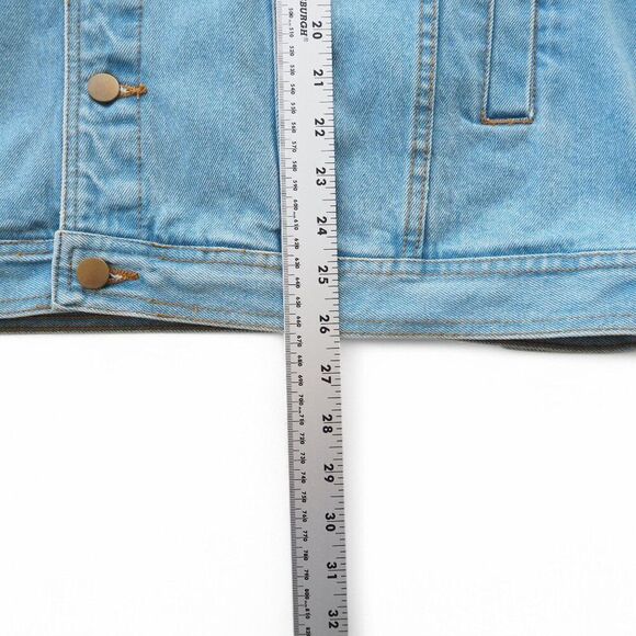 OCC Orange County Choppers Y2K Sleeveless Distressed Bikers Denim Vest Men's XL - Picture 8 of 8